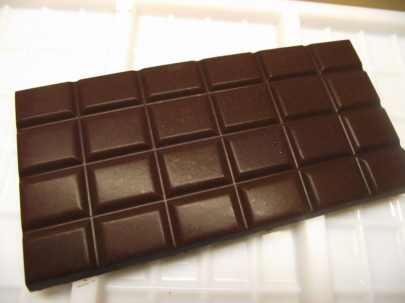 Tablette de chocolat sans sucre